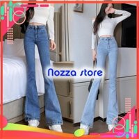 Quần Bò Ống Loe Lưng Cao- Quần Jeans ống loe  siêu hack dáng monoco_store