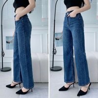Quần Bò Ống Rộng Nữ Quần Jean Ống Đứng Nữ Quần Jean Nữ Lưng Cao