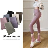 Quần bó sát giữ nhiệt lưng cao mùa thu đông dành cho nữ