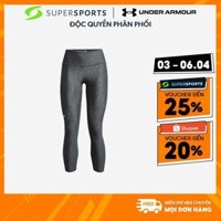 Quần Bó Thể Thao Nữ Under Armour Heatgear® No-Slip Waistband Ankle - Xám  - 1365335-019