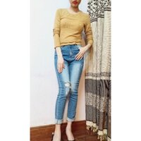 quần bò wax jean