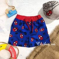 QUẦN BƠI BÉ TRAI CAYABE SPIDER.MAN MÀU XANH DƯƠNG LƯNG ĐỎ