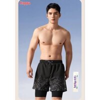 Quần bơi nam 2 lớp KAPPA quần đi biển chèo sup,lướt ván chất liệu thoáng khí nhanh khô giúp bạn dễ dàng hoạt động