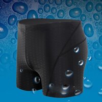 Quần Bơi Nam Đen Dáng Đùi Họa Tiết Vảy Cá Phong Cách Chuyên Nghiệp SZone SQB109 - 2XL