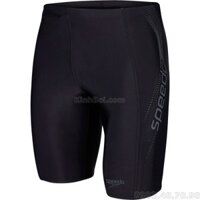 Quần Bơi Nam Lửng Speedo SportLogo – Đen Xám