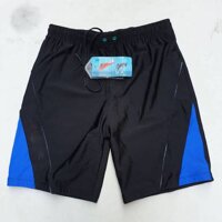 Quần Bơi Quần Đi Biển Nam Dài Tới Gối - Đen sọc xanh - 2XL
