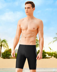 Quần Bơi Yingfa Cho Nam Dạng Lửng 3947 Đen Ghi