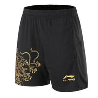 Quần Bóng Bàn Li-ning 7041 Rồng Vàng F1- Thun Lạnh - Chất Co Giãn - Thoáng Khí Tốt