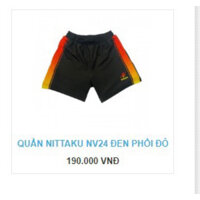 Quần Bóng Bàn Nittaku NV24 Hàng Chính Hãng Sản Xuất Tại Việt Nam