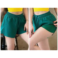 QUẦN BOXER CẮT LAZER B6 - QUẦN 2 LỚP - LƯNG THUN - THÍCH HỢP CHẠY BỘ, GYM, AEROBIC, ..., - MIDORI SPORT