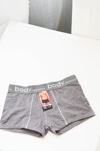 Quần Boxer lót đùi  nam Body thun Cotton - Xám - L