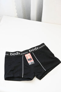 Quần Boxer lót đùi  nam Body thun Cotton - MÀU ĐEN - XXL