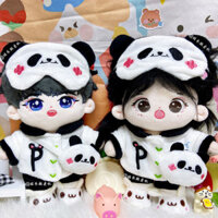 Quần búp bê giá đặc biệt cotton cm Bộ đồ giới hạn thời gian 20 Gấu Trúc Bộ đồ dễ thương bịt mắt quần áo trẻ em 20cm 6LUZ