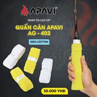 Quấn cán vải cao cấp Apavi AG-402, 100% Cotton sợi vải dạng XOẮN cực kỳ bám tay, giống YN 402.