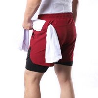 Quần chạy bộ nam ARSUXEO MS04, quần short thể thao 2 lớp (boxer) với thiết kế 4 túi siêu tiện lợi, màu sắc cực nổi bật