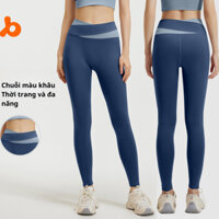 Quần chạy bộ tập gym cao cấp, quần legging JUYI thể thao yoga, đạp xe mềm mịn, co giãn, thoáng khí