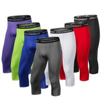 Quần chạy bộ Và Thể Dục Nam Capris Quần Legging Bóng Rổ Chạy Tập Nén Quần Độ Đàn Hồi Cao Khả Năng Thở Và Sấy Nhanh Quần bó sát