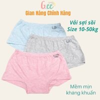 Quần Chíp Bé Gái Gee, Set 3 Quần Lót Bé Gái, Quần Mặc Váy Cao Cấp Vải Sợi Sồi Thoáng Mát, Mềm Mại Cho Bé Gái.
