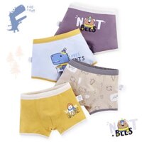 Quần chip đùi trẻ em nam sét 4 quần lót bé trai cao cấp đủ size đồ lót nam từ 9-44kg