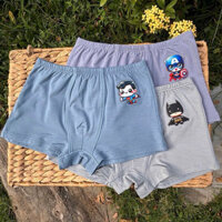 QUẦN CHÍP SIÊU NHÂN DỄ THƯƠNG SỢI TRE CHO BÉ TRAI,quần lót bé trai,10 tuổi,12 tuổi,size đại,cotton.