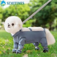 Quần chống bụi cho thú cưng LUNAEDGE, Bộ áo liền quần chống thấm nước chống trượt thoáng khí, Thiết thực Dễ dàng làm sạch Dây đeo có thể điều chỉnh Quần chó chống bẩn Vỏ chân All-Season