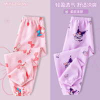 Quần chống muỗi cho trẻ em, quần thể thao học sinh Kuromi, quần mùa hè cho bé gái Sanrio, quần dài cho trẻ em gái