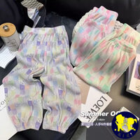 [Quần Chống Muỗi] Quần Mùa Hè Cho Bé Gái Trẻ Em Rời Thời Trang Phù Hợp Với Dây Buộc Quần Thường Ngày