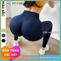 Quần Chun Mông QD17 Tập Gym Yoga Nữ Hoạ Tiết Cắt Lazer Ống Quần, Lưng Cao Nâng Mông Tôn Dáng, Hàng Quảng Châu- Hcsport68