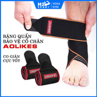 Quấn cổ chân tập Gym - Băng quấn bảo vệ cổ chân chơi thể thao Aolikes - 1 Cái màu ngẫu nhiên