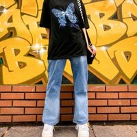 QUẦN CULOTTES JEANS Phối Màu OMBRE Độc-Lạ - Ảnh Shop Chụp 100%