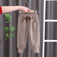 Quần Dài Bằng cotton Chất Lượng Cao Cho Bé Trai Bé Gái 1 2 3 4 5 Tuổi