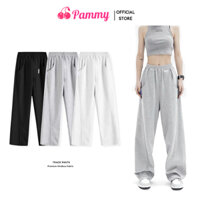 Quần Dài Form Rộng Track Pants Unisex Nữ Nam Local Brand Đứng Form Co Giãn Tốt Pammy D11