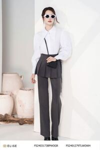 QUẦN DÀI GHI PHỦ VẠT XẾP LY