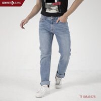 Quần Dài Jeans Nam Col Đứng T1108J1575 GENVIET - Xanh chàm nhạt - 29