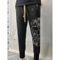 Quần Dài Jorgger Nam Philipp Plein Siêu Cấp Quảng Châu Đính Đá LoGo Sắt Đẹp Nét
