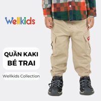 Quần dài Kaki bé trai Wellkids 27Kids WELLKIDS Quần thu đông lịch sự nam cho trẻ từ 2-10 tuổi  BLKK 02