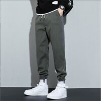 Quần dài kaki jogger co giãn nam nữ unisex màu xanh sẫm hà nội hcm 2085 Pon.mens