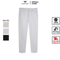 Quần dài kaki nam Aristino AKK0040Z khaki 3 màu lựa chọn dáng suông trẻ trung vải thô chất cotton cao cấp mềm mại