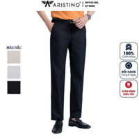 Quần dài kaki nam ARISTINO AKK0040Z khaki chất cotton thô 3 màu lựa chọn dáng suông vừa vặn trẻ trung