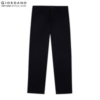 Quần Dài Kaki Nam Slim Tapered Giordano 01122002 - 09-Đen - 29
