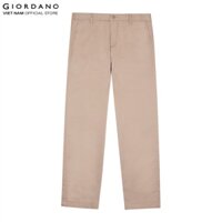 Quần Dài Kaki Nam Slim Tapered Giordano 01122002 - 14-Khaki - 31