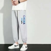 Quần Dài Lưng Thun Co Giãn In Họa Tiết Phong Cách Nhật Bản Thời Trang Cho Nam size S-5XL