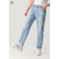 Quần Dài Nam GENVIET JEANS Chất Jean Dáng Col Thụng Trẻ Trung, Quần Jean Nam Form Col Thoải Mái Năng Động T1104J8517