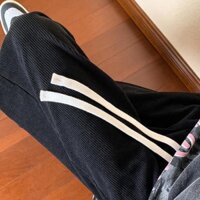 Quần dài nam nữ ống xuông, Quần nỉ jogger cạp chun ống rộng nhung tăm ống loe cao cấp hách dáng dày dặn cao cấp