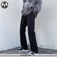 Quần dài nam Ống loe phong cách Đường phố Âu mỹ quần túi hộp nam fashion phong cách hàn quốc simple unisex bigsize cargo pants nam