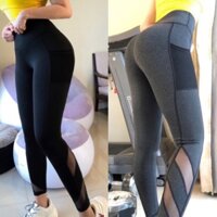 Quần Dài Nữ 90 Độ Phối Lưới Siêu xinh, Quần Tập Gym, Yoga Nữ Mới Nhất H65200