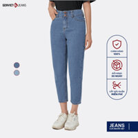 Quần Dài Nữ G-JEANS Jeans Col Thụng, Quần Baggy Nữ Vải Bò Cao Cấp Thiết Kế Basic Dễ Phối Đồ TQ104J8685