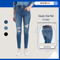 Quần Dài Nữ Jeans Col Cơ Bản GENVIET TQ103J8158