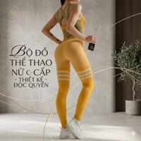 Quần dài nữ kẻ nâng mông CK9319 – quần tập gym ôm dáng, tôn mông, co giãn, mặc thoải mái