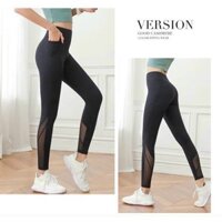 quần dài tập gym nữ (cạp cao nâng mông tôn dáng )